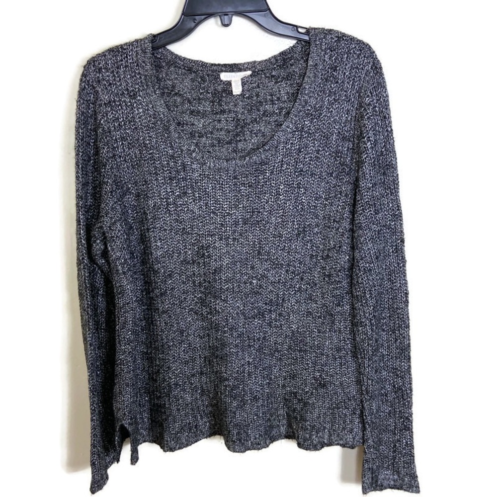 Eileen Fisher Black Knitted Sweater Size XL